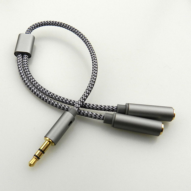 3.5mm Audio Splitter Y Jack 1  - Earphone Splitter Jack 评论和价格